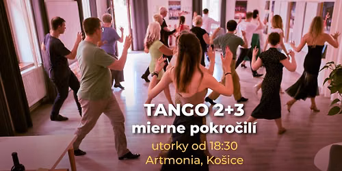 Kurz argent\u00ednskeho tanga pre mierne pokro\u010dil\u00fdch v Ko\u0161iciach - Tango2+3