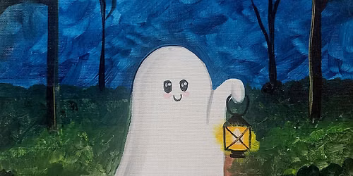 Lil' Ghost Paint and Sip Spot On Sports Bar