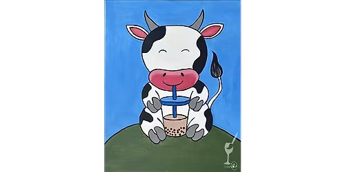 Boba Calf Cutie - Paint and Sip in Houston | Classpop!\u2122