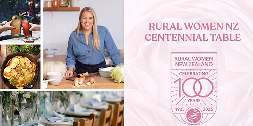 Rural Women NZ Centennial Table