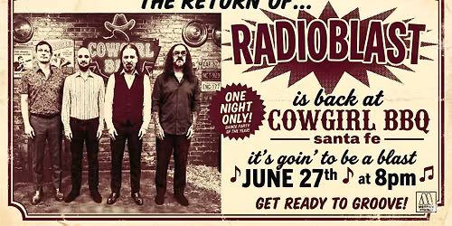 Radioblast live @ The Cowgirl BBQ
