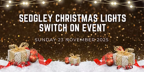 Sedgley Christmas lights switch on