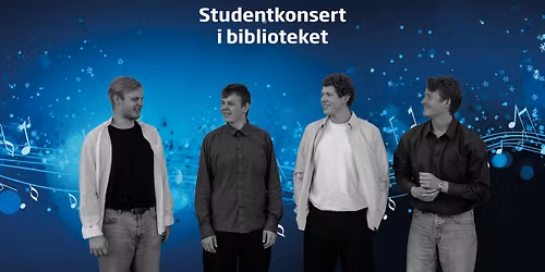 Studentkonsert i biblioteket