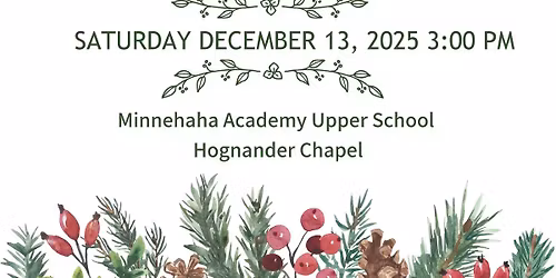 Commodores 2025 Holiday Show at Minnehaha Academy Upper School