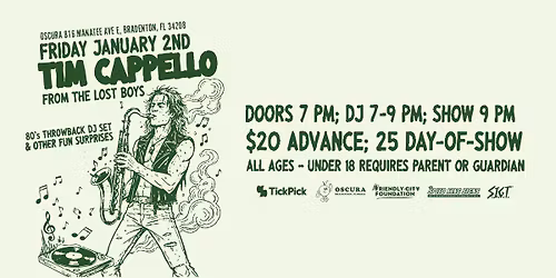 Tim Cappello of "The Lost Boys" & More @ Oscura