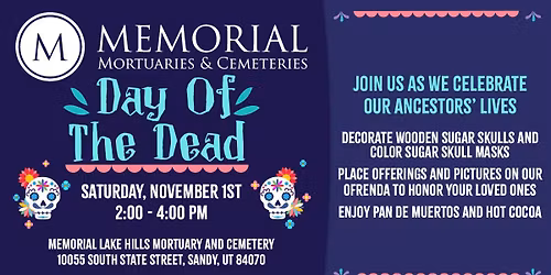 Memorial Lake Hills Day of the Dead Celebration