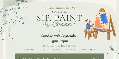 sip, paint & connect