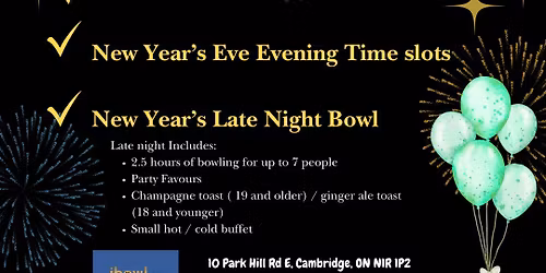 New years Eve at ibowl