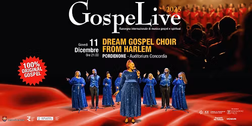 Dream Gospel Choir From Harlem live a Pordenone