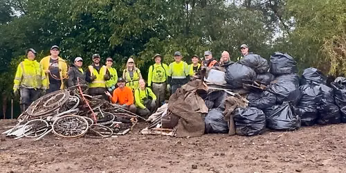 HUGE 7-Day Multi-Agency Cleanup @ Steelhead Crk (Day 2)