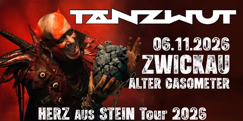 Tanzwut - Herz aus Stein Tour 2026 Zwickau