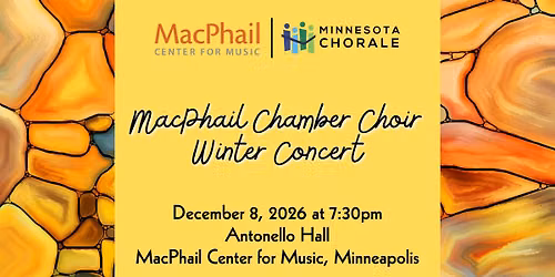 MacPhail Chamber Choir Winter Concert
