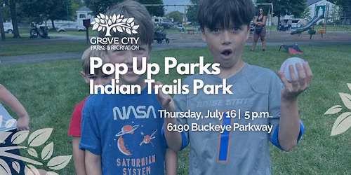 Pop Up Parks: Indian Trails