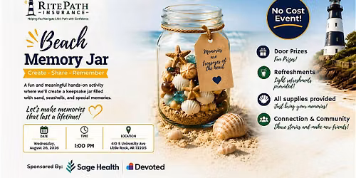 Beach Memory Jar Event
