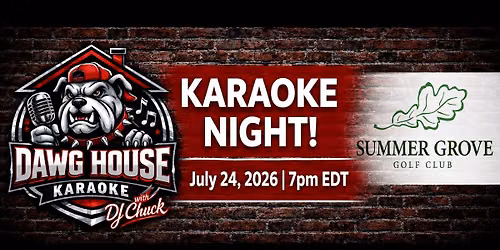 Karaoke Night at Summer Grove Golf Club