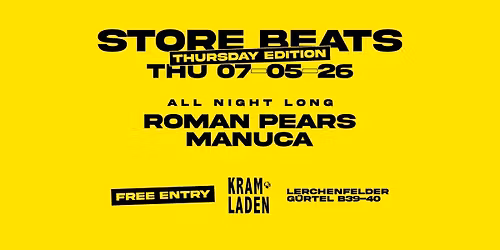 STORE BEATS - THURSDAY EDITION \/\/ KRAMLADEN