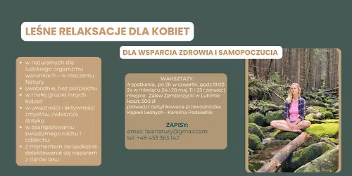 Le\u015bne Relaksacje dla kobiet