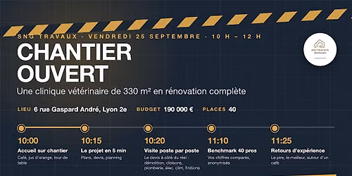Chantier ouvert \u00b7 R\u00e9novation compl\u00e8te d'une clinique v\u00e9t\u00e9rinaire, Lyon 2e