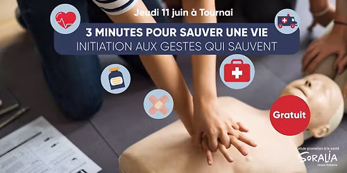 3 minutes pour sauver une vie - Atelier secourisme