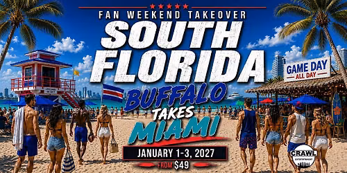 Fan Weekend Takeover: Buffalo Takes Miami Jan 1-3