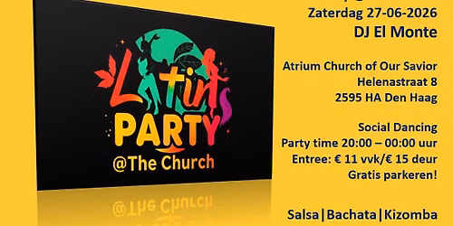 Latin Party @The Church - Red Edition