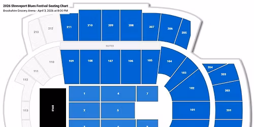 2026 Shreveport Blues Festival at Brookshire Grocery Arena