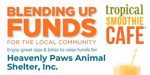 Heavenly Paws Tropical Smoothie Cafe South York Fundraiser