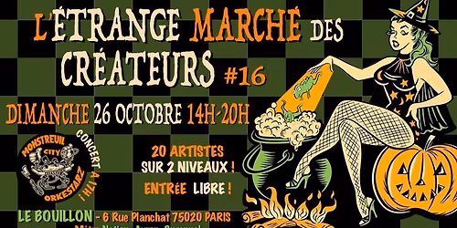 L'\u00c9TRANGE MARCH\u00c9 DES CR\u00c9ATEURS #16 sp\u00e9cial HALLOWEEN !