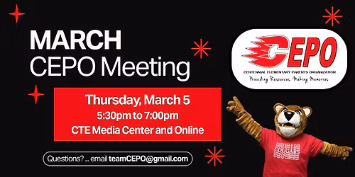 March CEPO Meeting