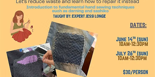Learn to hand-mend your clothes