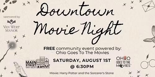 Downtown Movie Night - Ohio Goes to the Movies