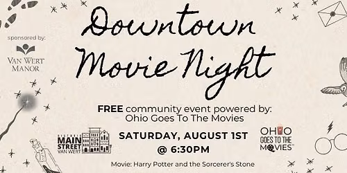 Downtown Movie Night - Ohio Goes to the Movies