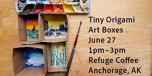 Miniature Art Workshop: Tiny Origami Art Boxes