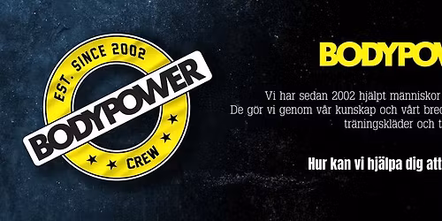 NY\u00d6PPNING BODYPOWER EMPORIA MALM\u00d6