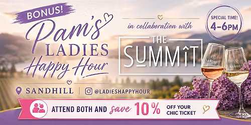 Pam's Ladies Happy Hour ~ Bonus Event