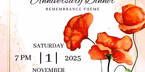 Anniversary Dinner 2025