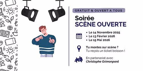 Soir\u00e9e Sc\u00e8ne Ouverte