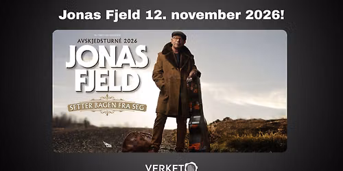 Jonas Fjeld til oss i Moss \/\/ Verket Scene