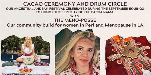 CACAO AND DRUM CIRCLE FOR MENOPAUSE