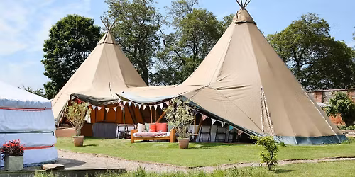 A night of music and feasting in the tipis at Talton Lodge