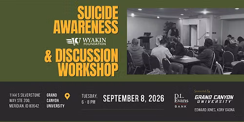 Suicide Awareness & Discussion Workshop