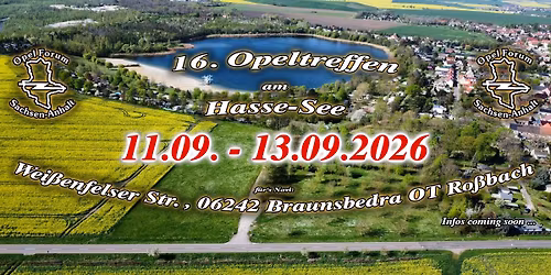 16. Opeltreffen des Opel Forum Sachsen-Anhalt