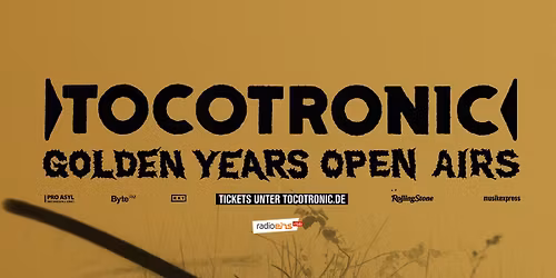 TOCOTRONIC - GOLDEN YEARS OPEN AIRS 2026