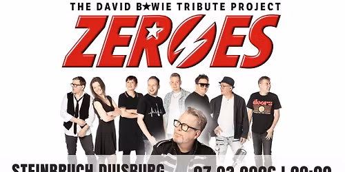 ZEROES \u2013 a tribute to DAVID BOWIE