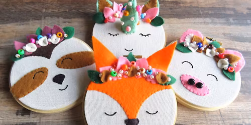School Holiday Felt Embroidery Workshop (Age 6+)