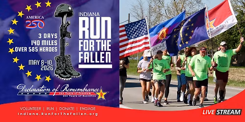 12th Annual Indiana \u201cRUN FOR THE FALLEN\u201d