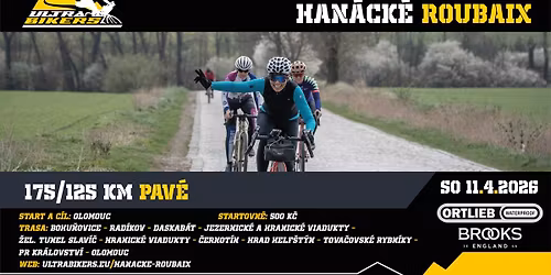 HAN\u00c1CK\u00c9 ROUBAIX 2026 - 175\/125km Jarn\u00ed Klasika UltraBikers Cupu