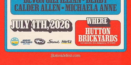 2026 Rolling Stone Stateside Festival at Hutton Brickyards