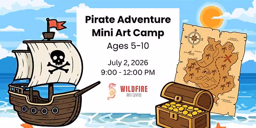 Pirate Adventure Mini Art Camp \u2014 Ages 5-10