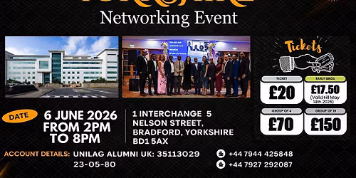 Yorkshire Networking Event by UNILAG Alumni UK